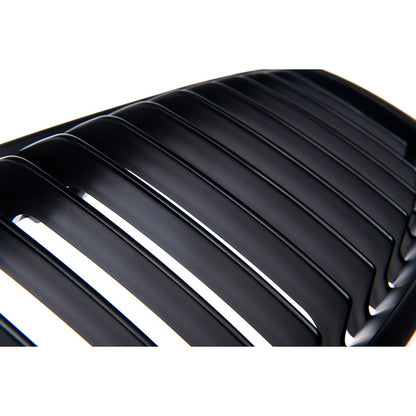 Matt Schwarz Einzelstreifen Kühlergrill passend für BMW 1er F20 F21 2011-2015