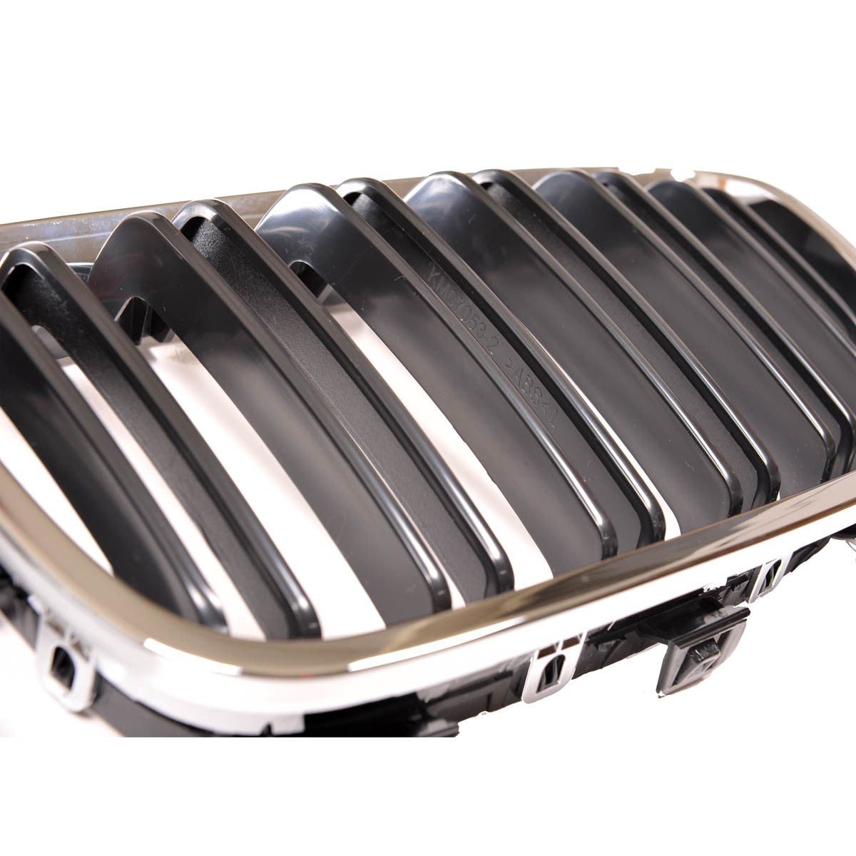 Kühlergrill Doppelstreifen Chrom & Schwarz passend für BMW 1er F20 F21 2011-2015