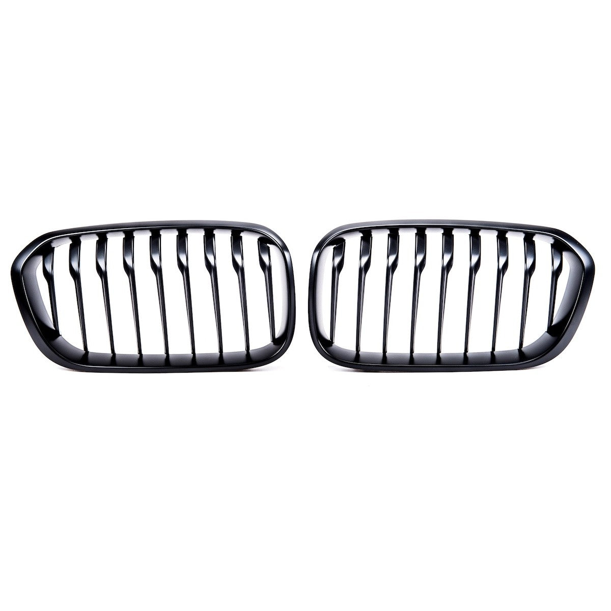 Kühlergrill Einzelstreifen Matt Schwarz passend für BMW 1er F20 F21 2015-2019