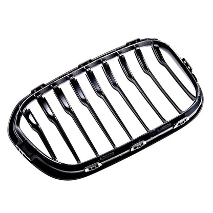 Kühlergrill Einzelstreifen Matt Schwarz passend für BMW 1er F20 F21 2015-2019