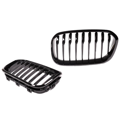 Kühlergrill Hochglanz Schwarz passend für BMW 1er F20 F21 2015-2019