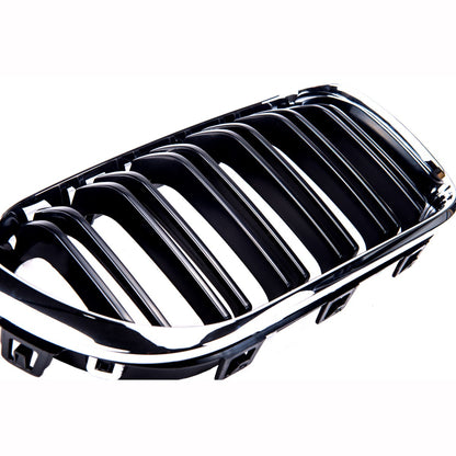 Dual Line Chrom & Schwarz Grill passend für BMW 1er F20/F21 2015-2019