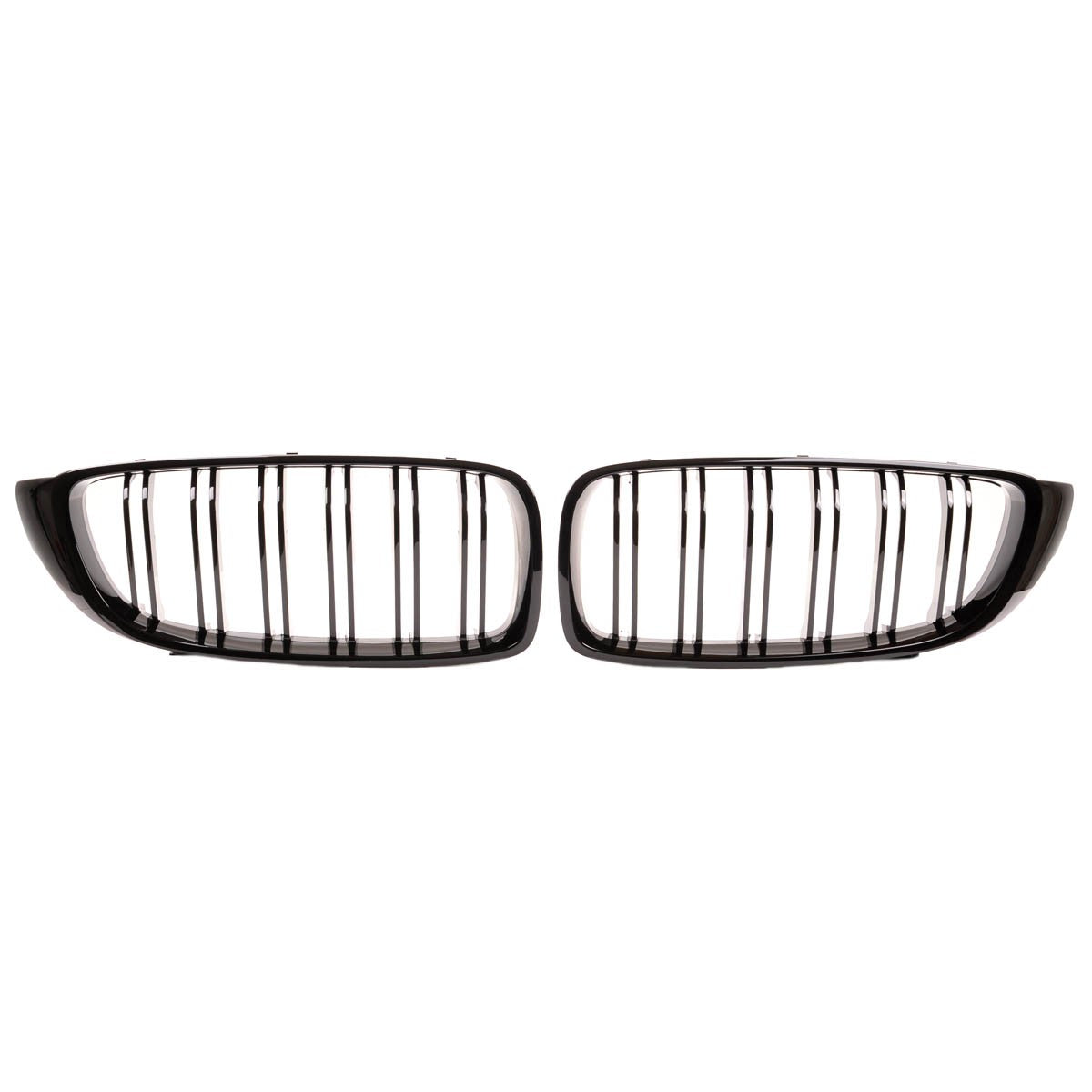 Sportgrill Hochglanz Schwarz Dual Line passend für BMW 4er F32 F33 F36 13-21