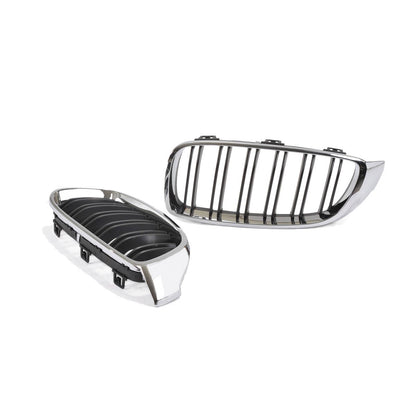 Sportgrill Dual Line Chrom & Schwarz passend für BMW 4er F32 F33 F36