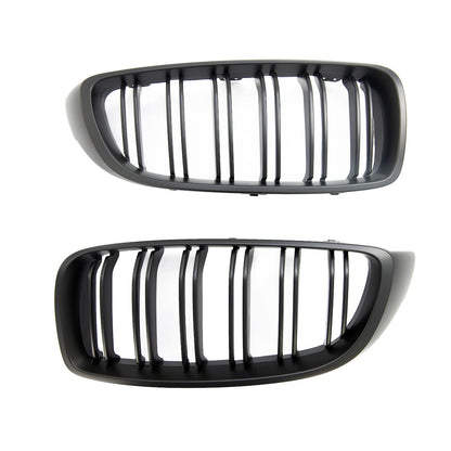 Grill Single Line Matt Schwarz passend für BMW 4er F32/F33/F36 13-21