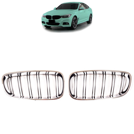 Dual Line Chrom & Schwarz Grill passend für BMW 3er F34 GT 2013-2020