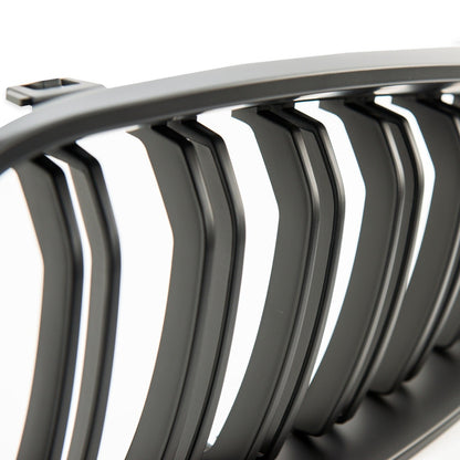 Frontgrill Dual Line Matt Schwarz passend für BMW 3er F34 GT 2013-2020
