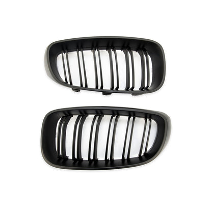 Frontgrill Dual Line Matt Schwarz passend für BMW 3er F34 GT 2013-2020