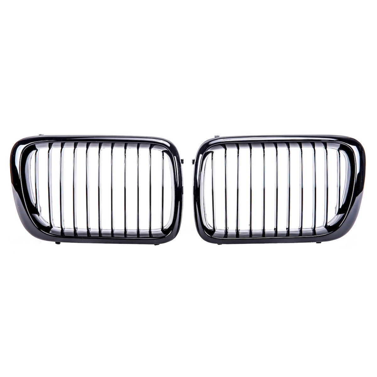 Frontgrill Hochglanz Schwarz Single Line passend für BMW 3er E36 1996-2000