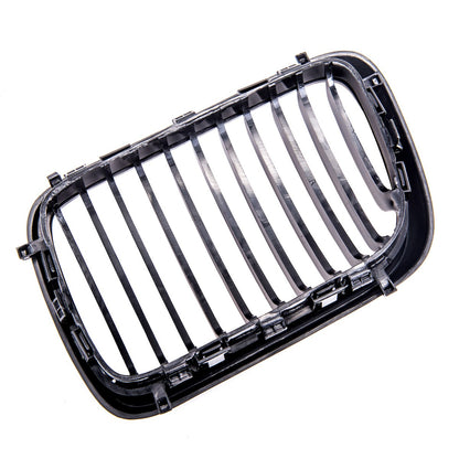 Frontgrill Hochglanz Schwarz Single Line passend für BMW 3er E36 1996-2000