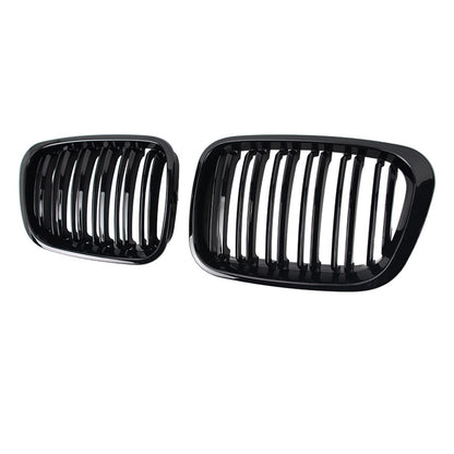 Frontgrill Hochglanz Schwarz passend für BMW 3er E46 1998-2001