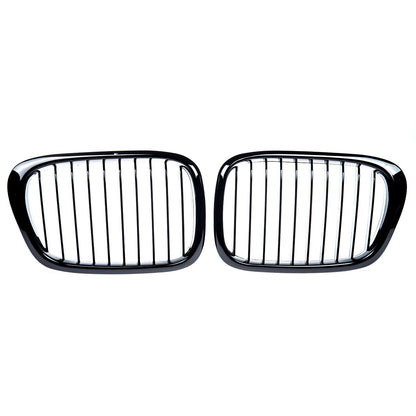 Sportgrill Hochglanz Schwarz passend für BMW 5er E39 1995-2003