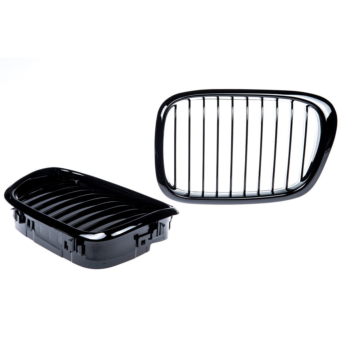 Sportgrill Hochglanz Schwarz passend für BMW 5er E39 1995-2003