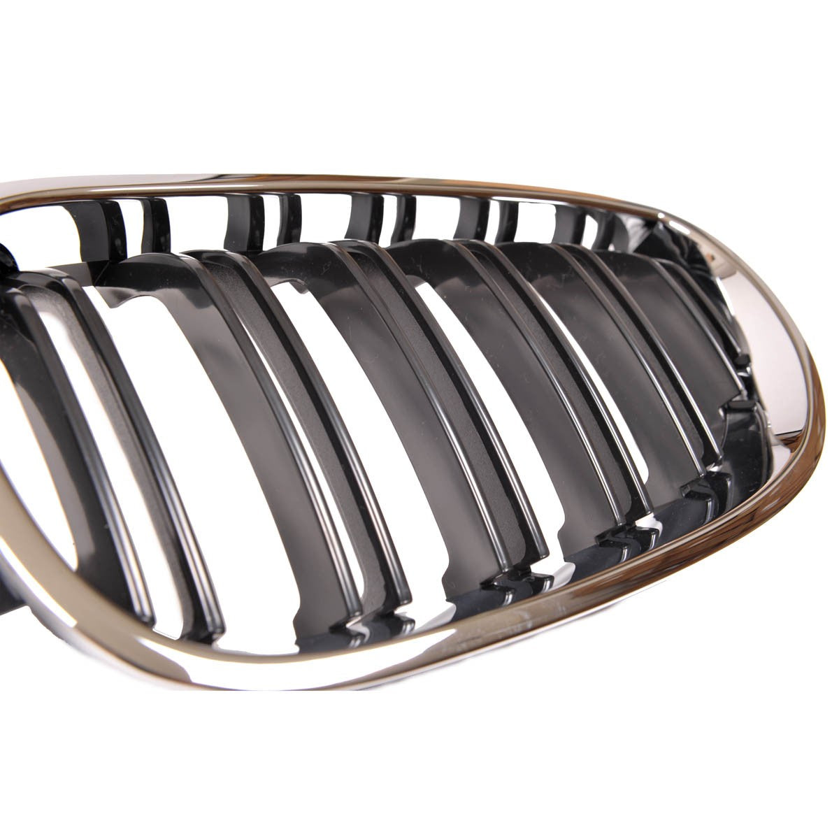 Doppelstreifen Chrom & Schwarz Grill passend für BMW 5er E60 E61 2003-2010
