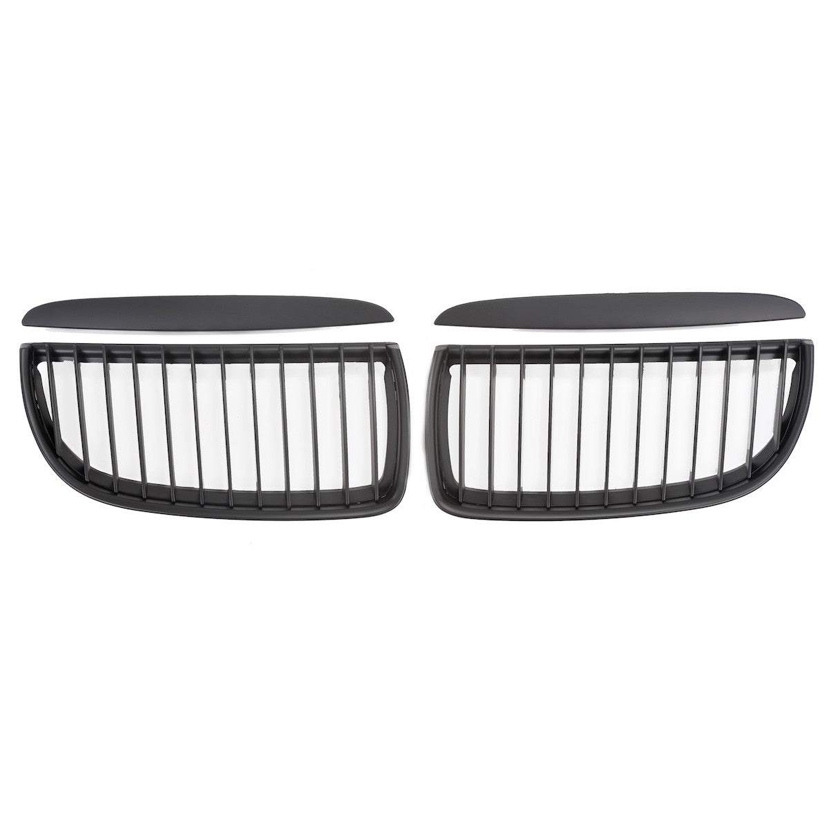 Matt Schwarz Einlinien Kühlergrill passend für BMW 3er E90 E91 2005-2008