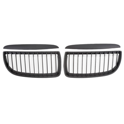 Matt Schwarz Einlinien Kühlergrill passend für BMW 3er E90 E91 2005-2008