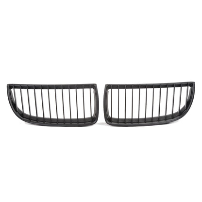 Matt Schwarz Einlinien Kühlergrill passend für BMW 3er E90 E91 2005-2008