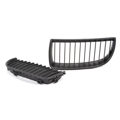 Matt Schwarz Einlinien Kühlergrill passend für BMW 3er E90 E91 2005-2008