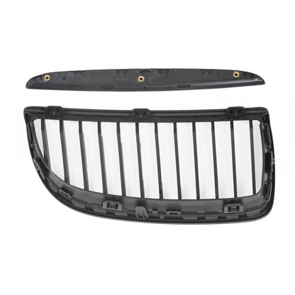 Matt Schwarz Einlinien Kühlergrill passend für BMW 3er E90 E91 2005-2008