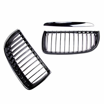 Hochglanz Schwarz Kühlergrill passend für BMW 3er E90 E91 2005-2008