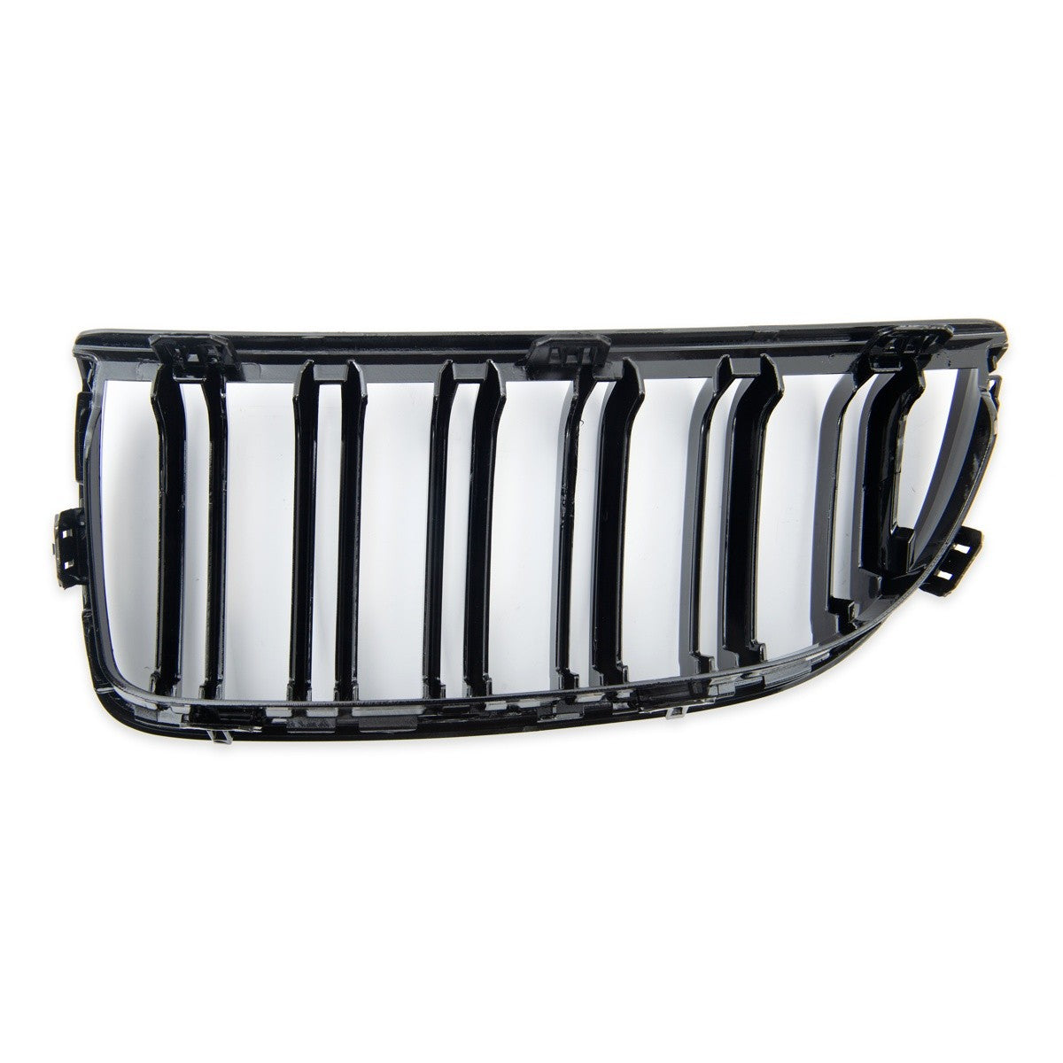 Frontgrill Hochglanz Schwarz Doppel-Linie passend für BMW 3er E90 E91 2005-2008