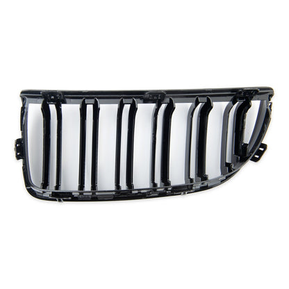 Frontgrill Hochglanz Schwarz Doppel-Linie passend für BMW 3er E90 E91 2005-2008