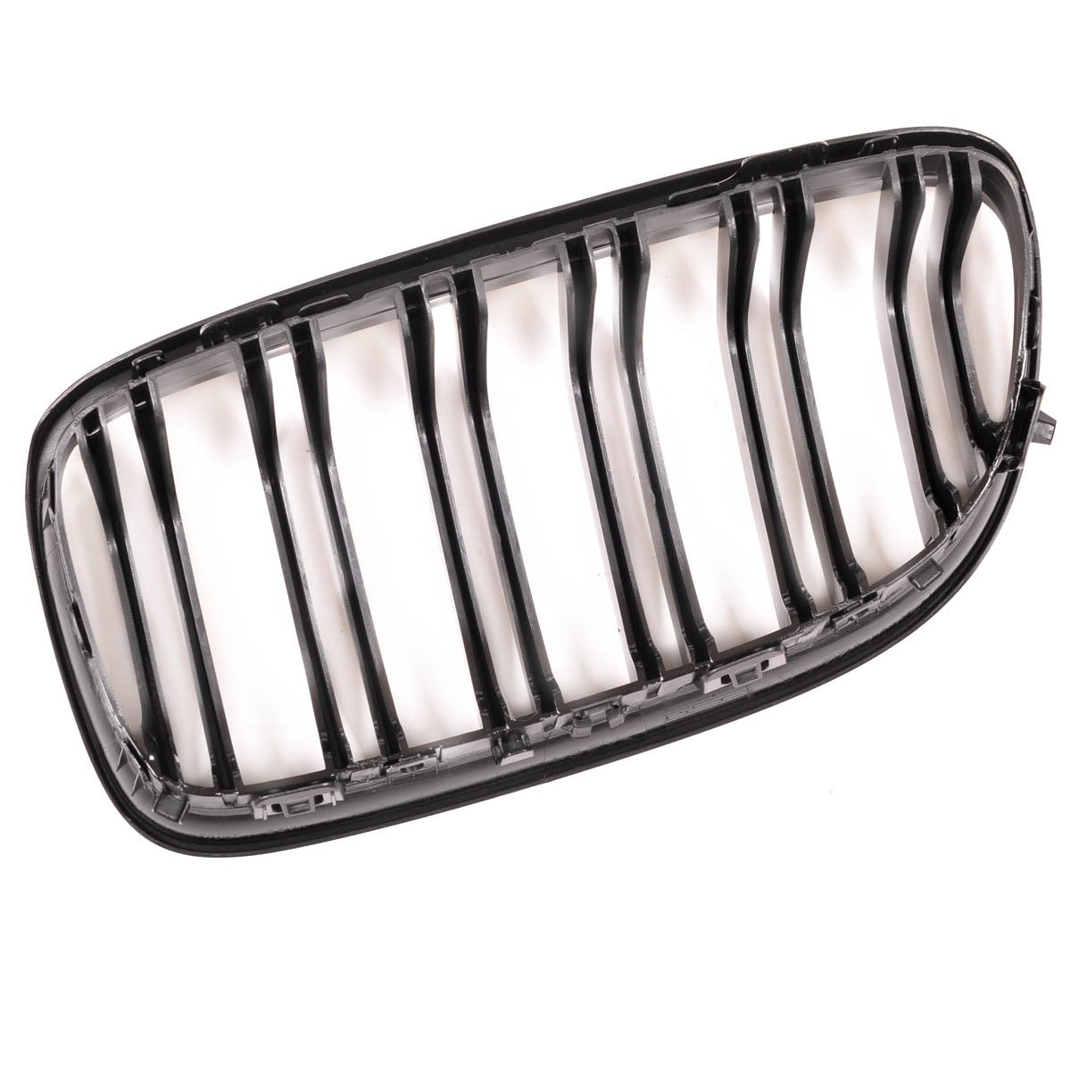 Grill Doppel-Linie Matt Schwarz passend für BMW 3er E90 E91 2008-2011