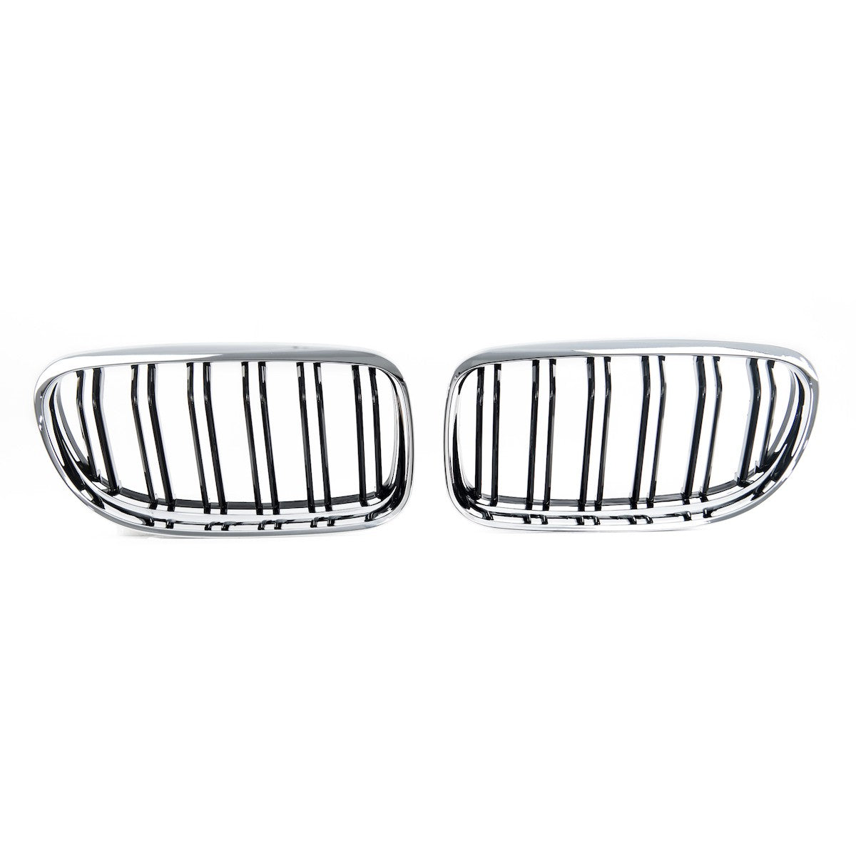 Doppel-Linie Chrom & Schwarzer Grill passend für BMW 3er E90 E91 2008-2011