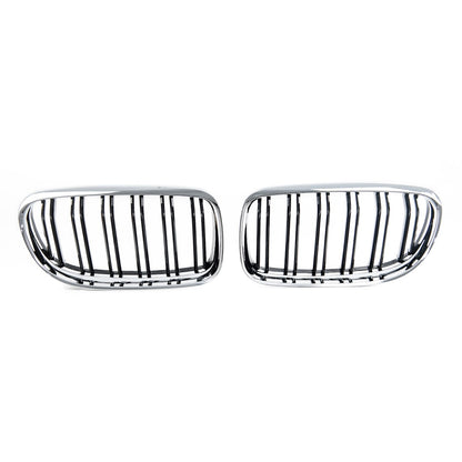 Doppel-Linie Chrom & Schwarzer Grill passend für BMW 3er E90 E91 2008-2011