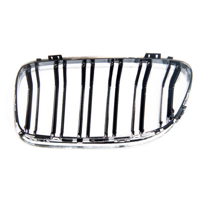 Doppel-Linie Chrom & Schwarzer Grill passend für BMW 3er E90 E91 2008-2011