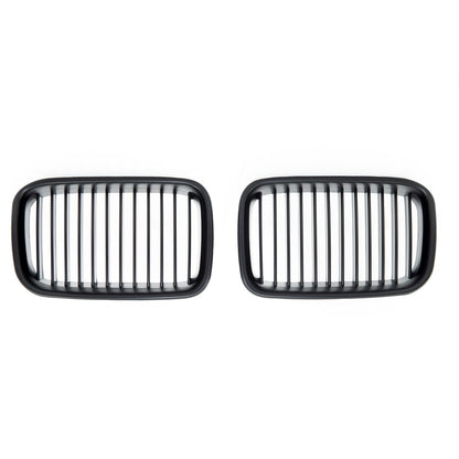 Sportgrill Einzelleiste Matt Schwarz passend für BMW 3er E36 1991-1996