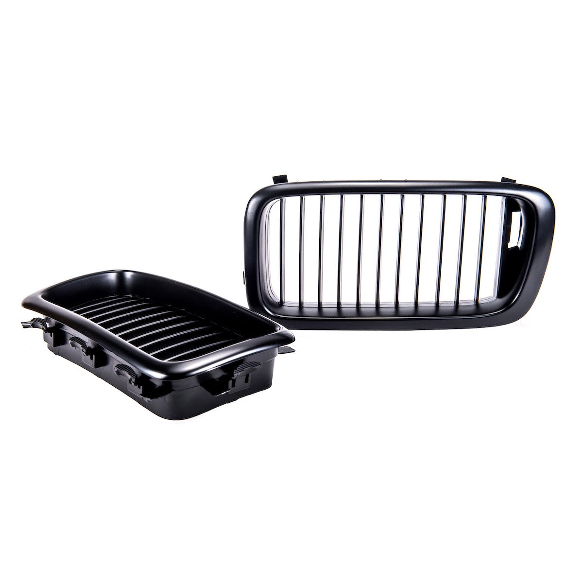Matt Schwarzer Einlinien Kühlergrill passend für BMW 7er E38 1994-1999