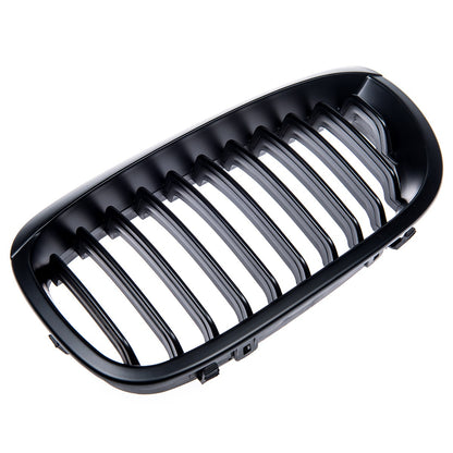 Grill Einzellinie Matt Schwarz passend für BMW 3er E46 2003-2006