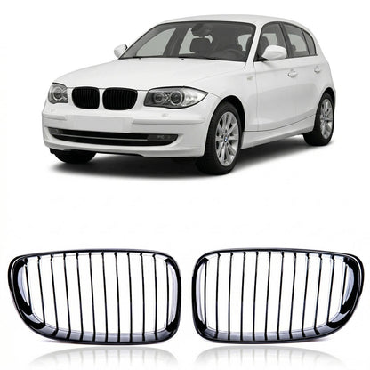 Sportgrill Matt Schwarz passend für BMW 1er E81 E87 E82 E88 2007-2011