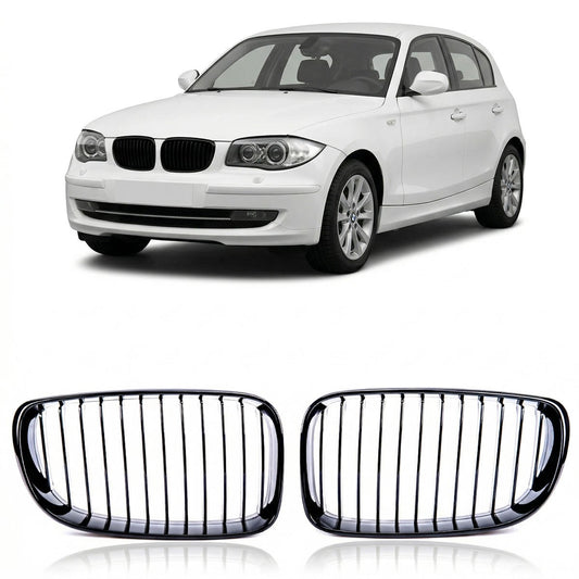 Sportgrill Matt Schwarz passend für BMW 1er E81 E87 E82 E88 2007-2011