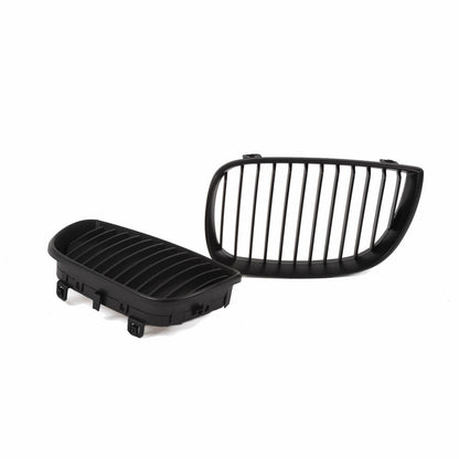 Sportgrill Einzellinie Matt Schwarz passend für BMW 1 E81 E87 2004-2012