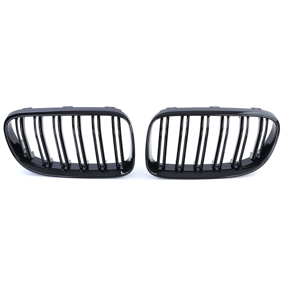 Vorderer Grill Hochglanz Schwarz Doppel-Linie passend für BMW 3er E92 E93 2010-2013