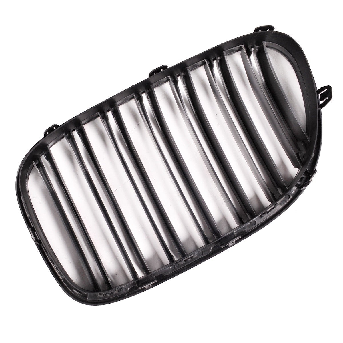 Doppel-Linie Hochglanz Schwarzer Vordergrill passend für BMW 7er F01 F02 2008-2012