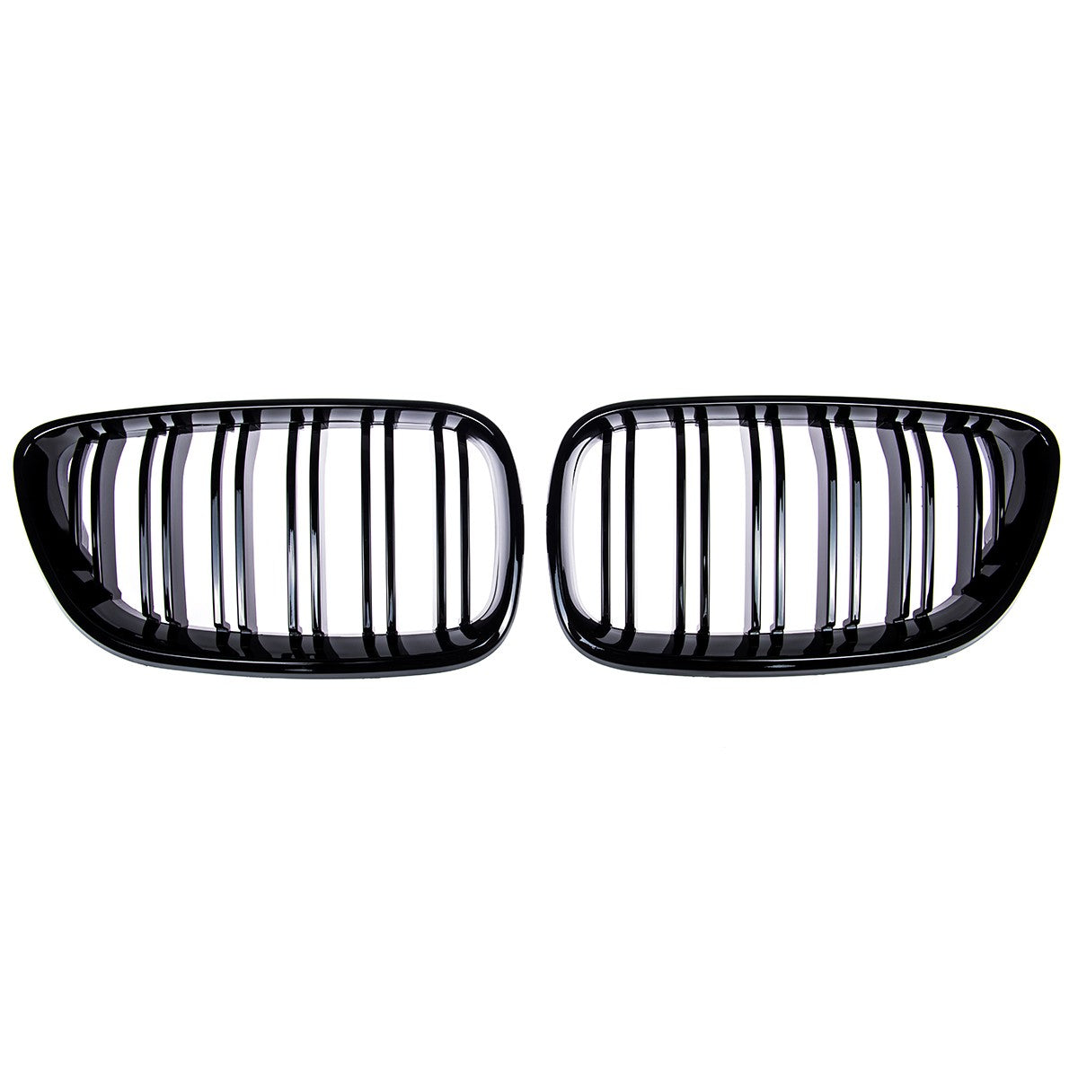 Kühlergrill Hochglanz Schwarz Dual Line passend für BMW 2er F22 F23 F87 14-21