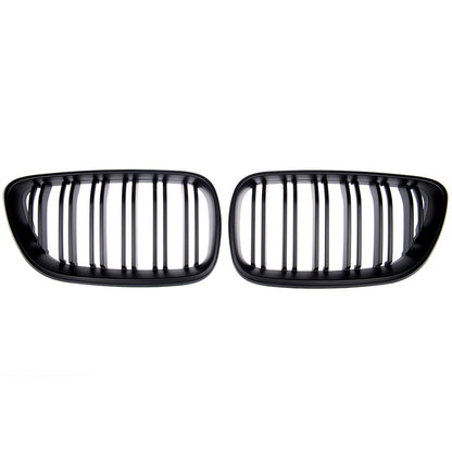 Grill Dual Line Matt Schwarz passend für BMW 2er F22 F23 2013-2021
