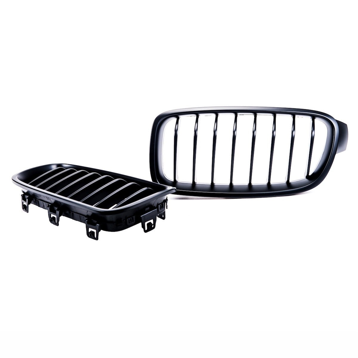 Matt Schwarz Einzel-Linien Grill passend für BMW 3er F30 F31 2011-2019