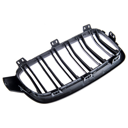 Doppelstreifen Matt Schwarz Kühlergrill passend für BMW 3er F30 F31 2011-2019