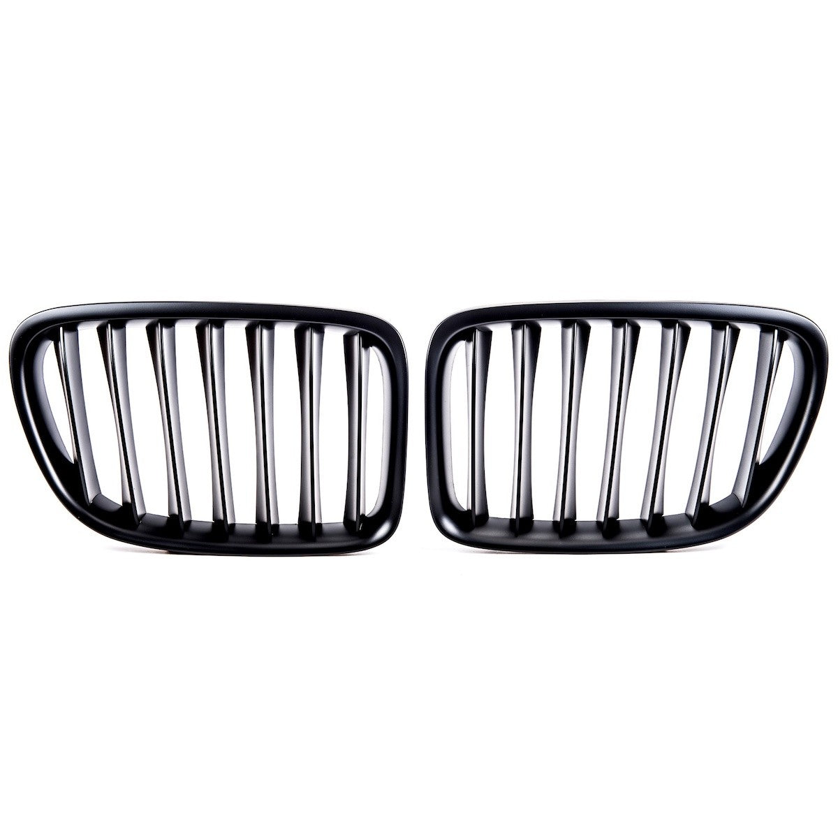 Matt Schwarzer Einzelstreifen Sportgrill passend für BMW X1 E84 2009-2015