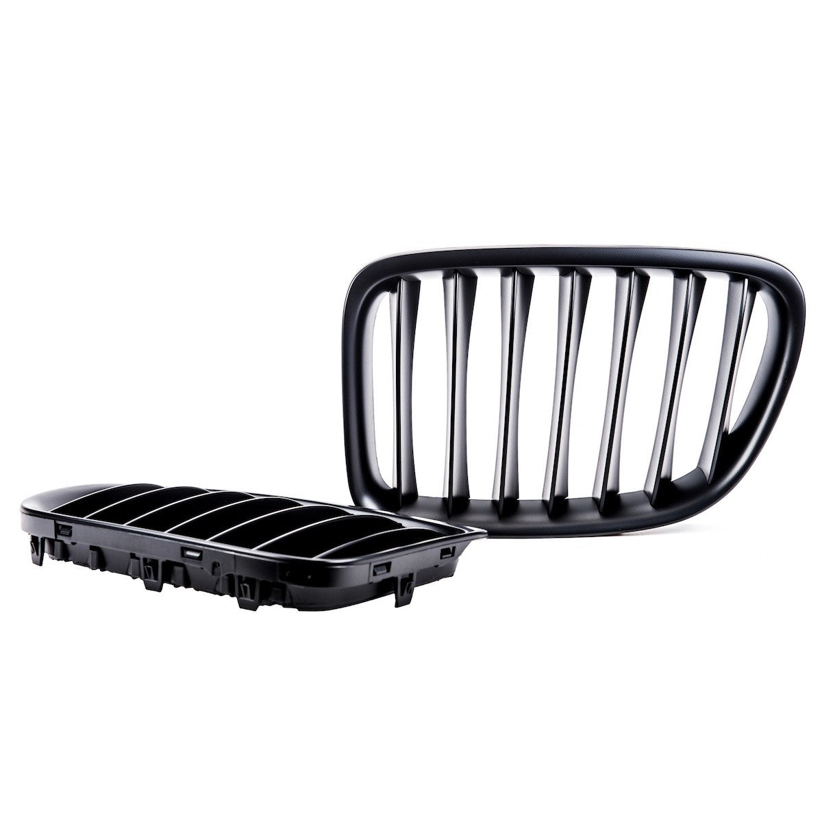 Matt Schwarzer Einzelstreifen Sportgrill passend für BMW X1 E84 2009-2015