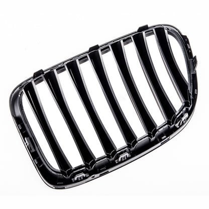 Matt Schwarzer Einzelstreifen Sportgrill passend für BMW X1 E84 2009-2015