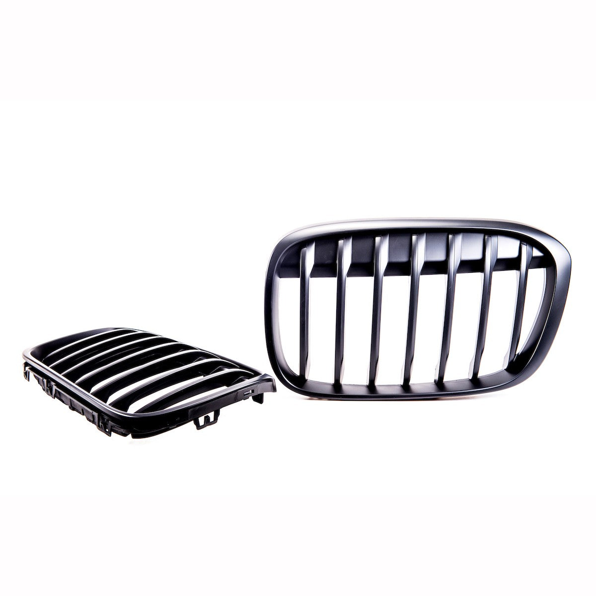 Grill Einzelstreifen Matt Schwarz passend für BMW X1 (F48) 2015-2019