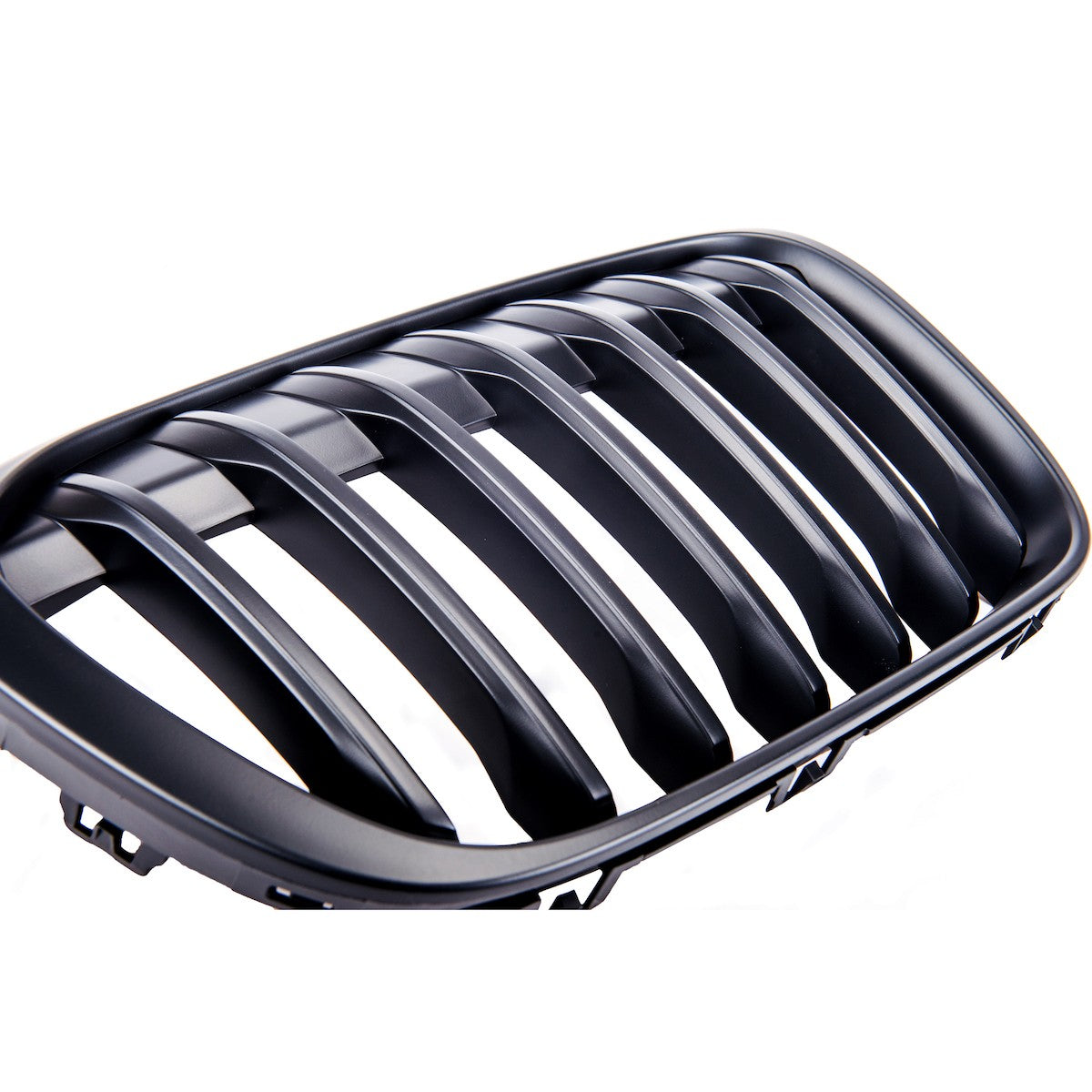 Grill Einzelstreifen Matt Schwarz passend für BMW X1 (F48) 2015-2019