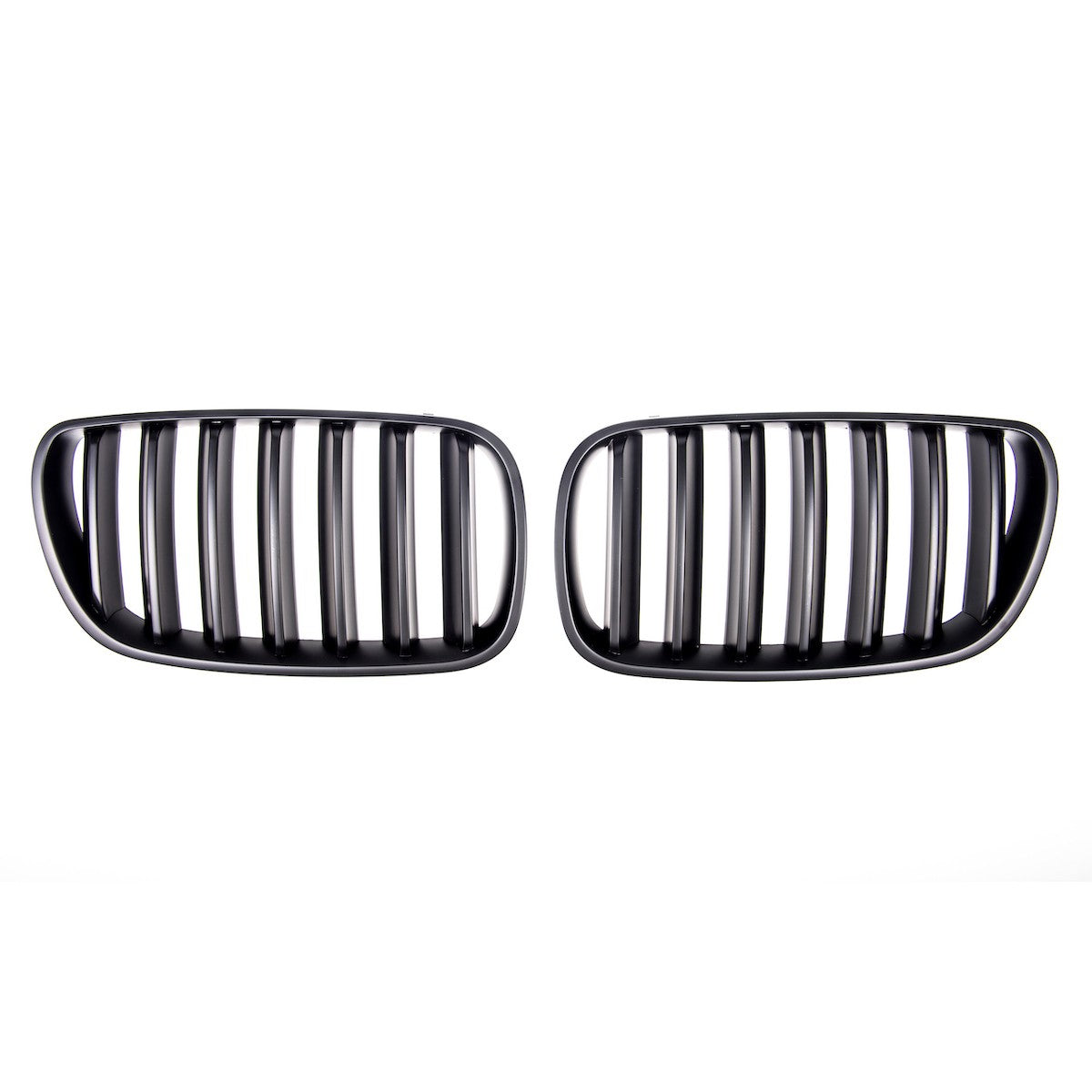 Matt Schwarz Einzel-Linie Sportgrill passend für BMW X3 (E83) 2006-2010