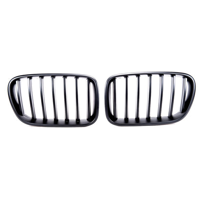 Matt Schwarz Einzel-Linie Sportgrill passend für BMW X3 F25 2010-2014