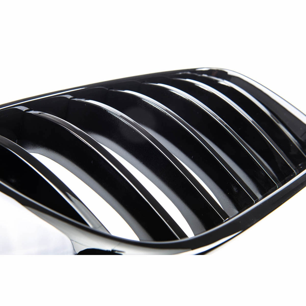 Sportgrill Hochglanz Schwarz Einzel-Linie passend für BMW X3 F25 / X4 F26 2014-2018